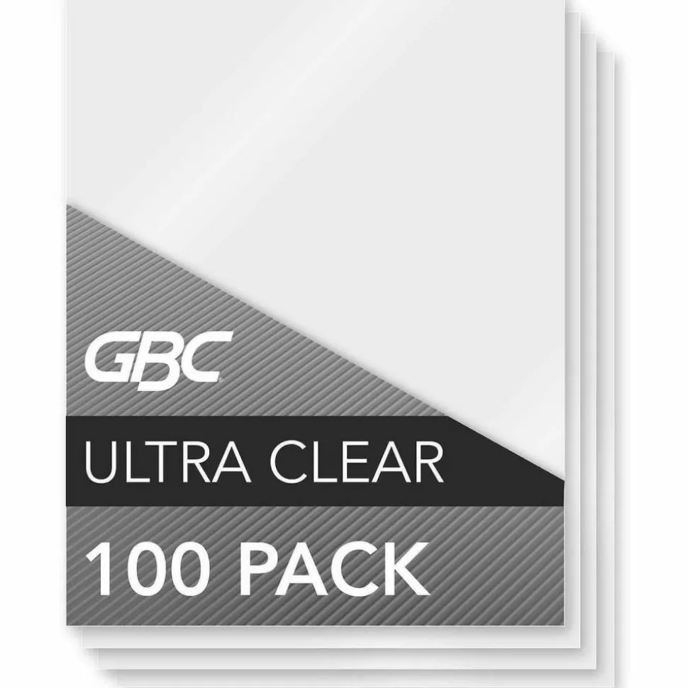 GBC HeatSeal UltraClear Thermal Laminating Pouches, 3 mil, 100/Pack
