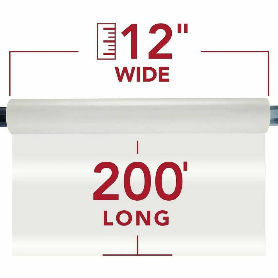 GBC Laminating Film Rolls For Ultima 35 EZLoad Laminating Machine, 3 mil, 12" x 200', Pack Of 2