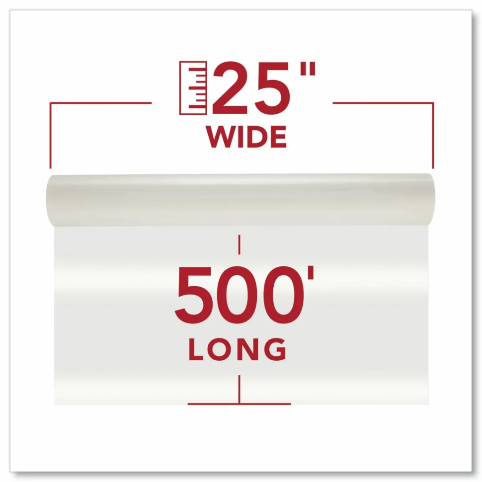 GBC Laminating Film Rolls, 1.5 mil, 25" x 500', Pack Of 2