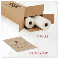 GBC Laminating Film Rolls, 1.5 mil, 25