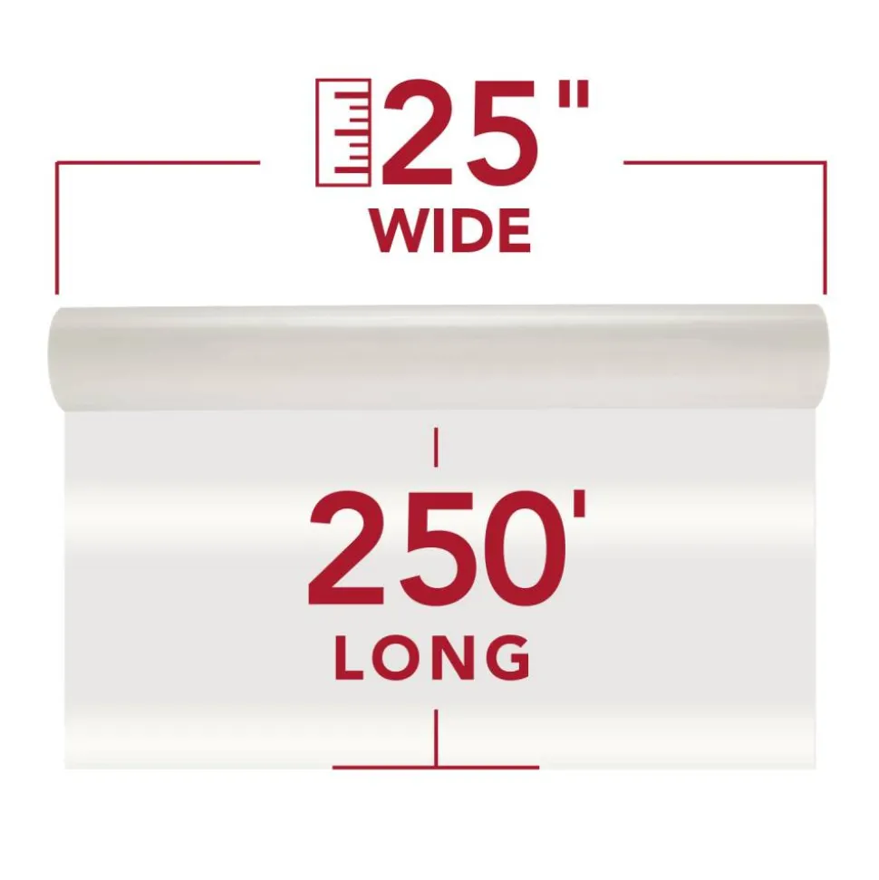 GBC NAP I GBC3000024 3-mil, 25" x 250' Thermal Laminating Film Roll, Pack of 2