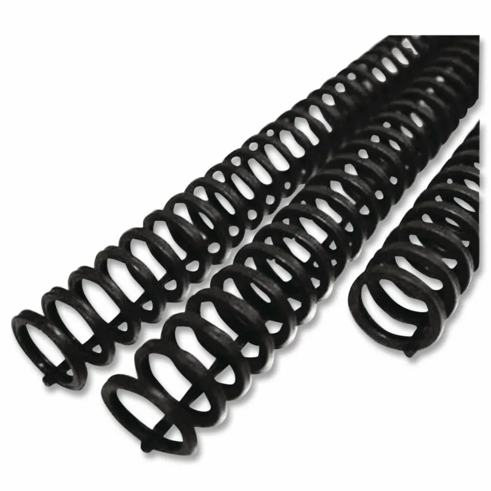 GBC ProClick Binding Spines, 5/16", 45-Sheet Capacity, Black, Pack Of 25
