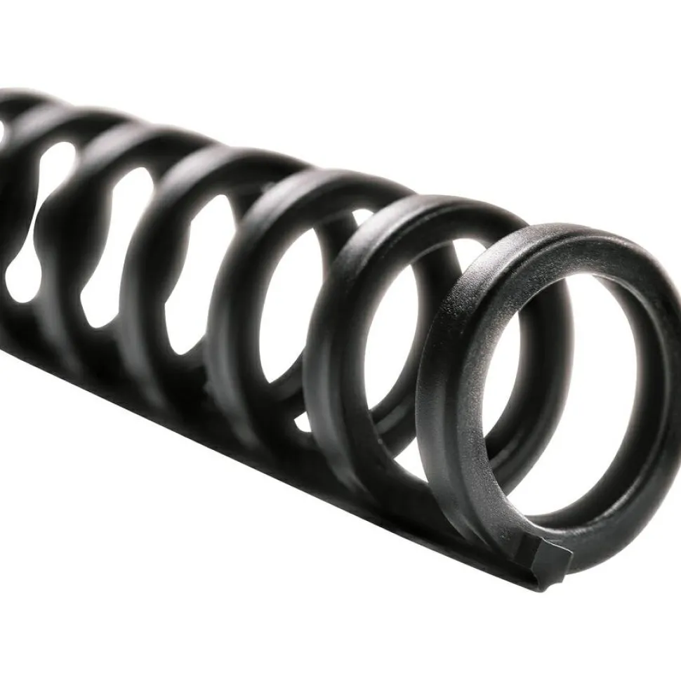 GBC ProClick Easy Edit Spines for 11 x 8.5 Documents, 32 Rings, 0.63" (110-Sheet) Capacity, Black, 100/Box