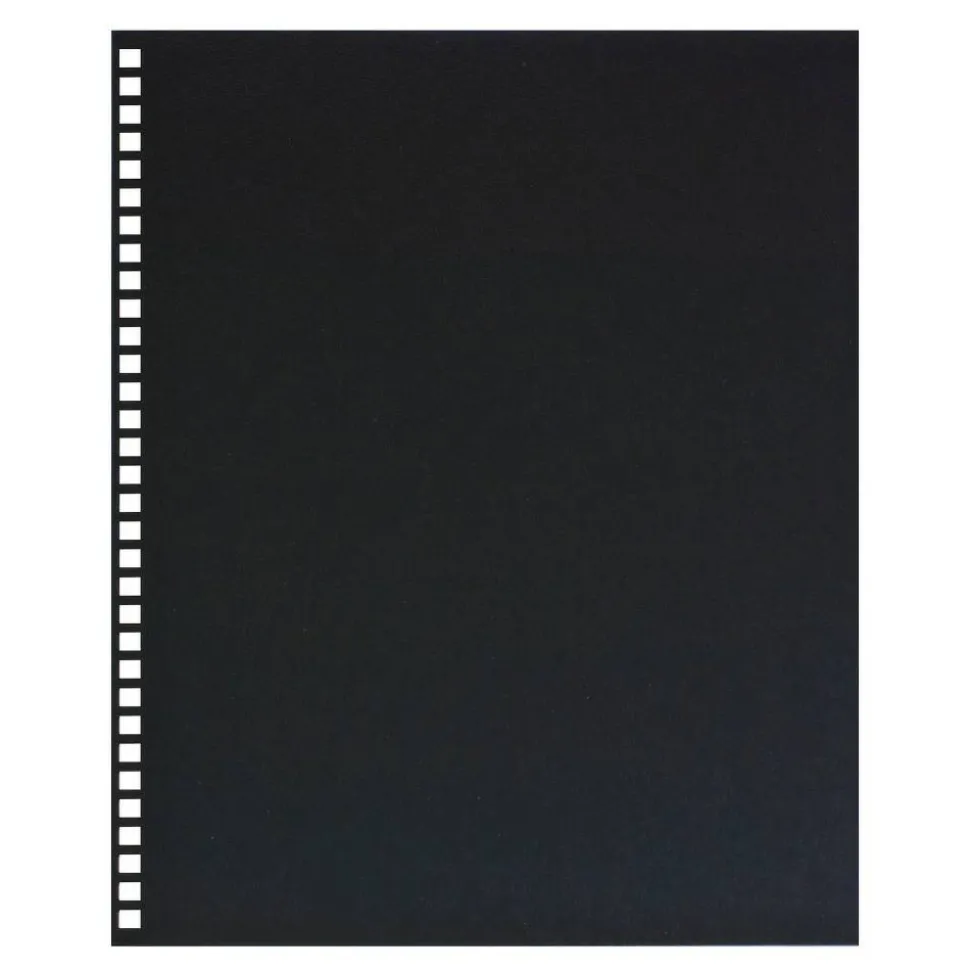 GBC ProClick 30% Recycled Prepunched Regency Covers, Black, Pack Of 25