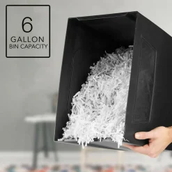 GBC ShredMaster PX10-06 Super Cross-Cut Paper Shredder - Non-continuous Shredder - Super Cross Cut - 10 Per Pass - - 1757405