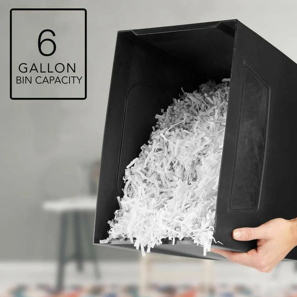 GBC ShredMaster PX10-06 Super Cross-Cut Paper Shredder - Non-continuous Shredder - Super Cross Cut - 10 Per Pass - - 1757405