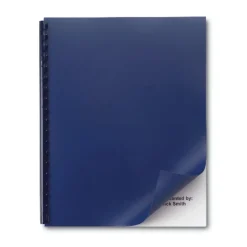 GBC Swingline Solids Plastic Back Binding Covers, 8 1/2