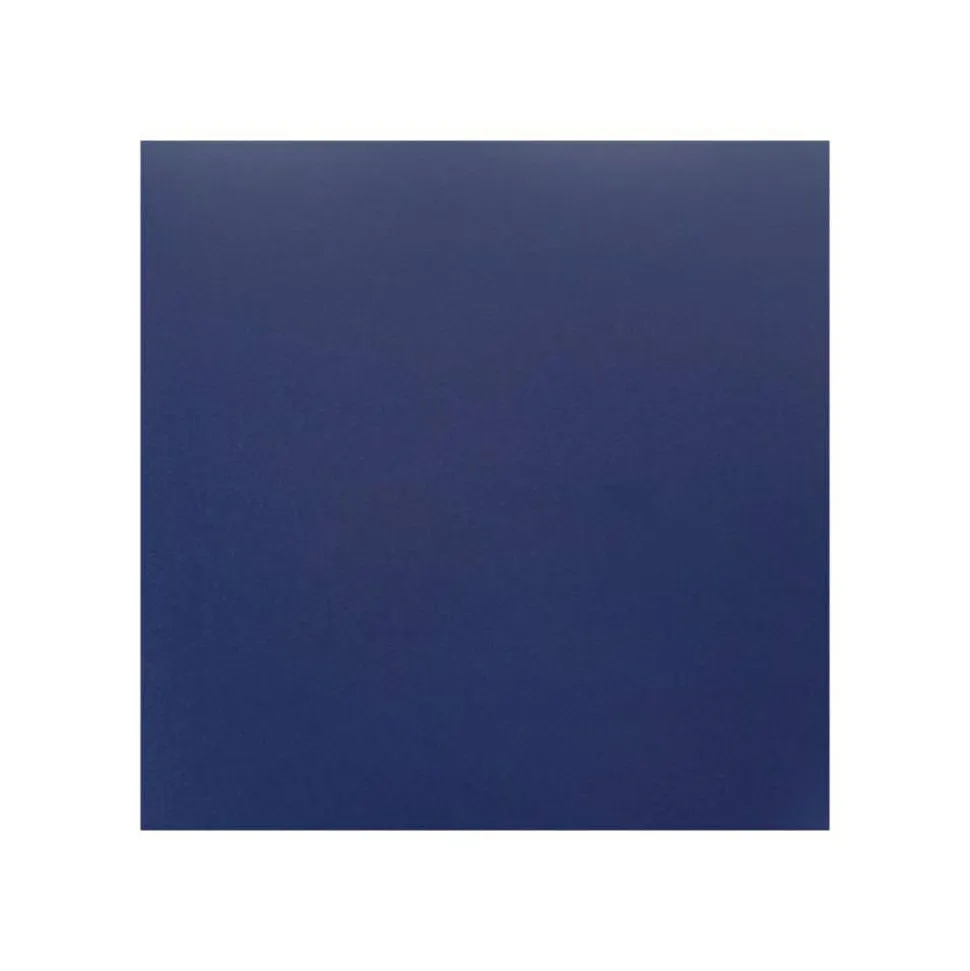 GBC Swingline Solids Plastic Back Binding Covers, 8 1/2" x 11", Navy Blue, Pack Of 50