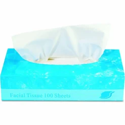 GEN Boxed Facial Tissue, 2-Ply, White, 100 Sheets/Box, 30 Boxes/Carton