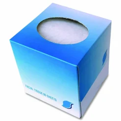 GEN Facial Tissue Cube Box, 2-Ply, White, 85 Sheets/Box, 36 Boxes/Carton