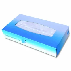 GEN Facial Tissue, Flat Box, 2-Ply, White, 100 Sheets/Box, 30 Boxes/Carton