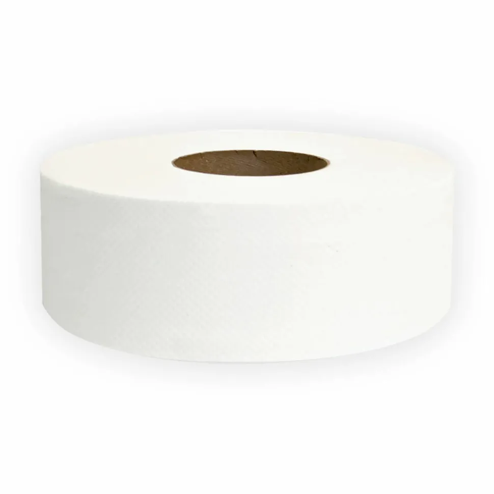 GEN JRT Jumbo Bath Tissue, Septic Safe, 2-Ply, 3.25" x 720 ft, White, 12 Rolls/Carton