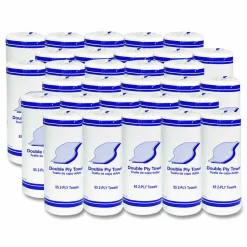 GEN Kitchen Roll Towels, 2-Ply, 11 x 7.8, White, 85/Roll, 30 Rolls/Carton