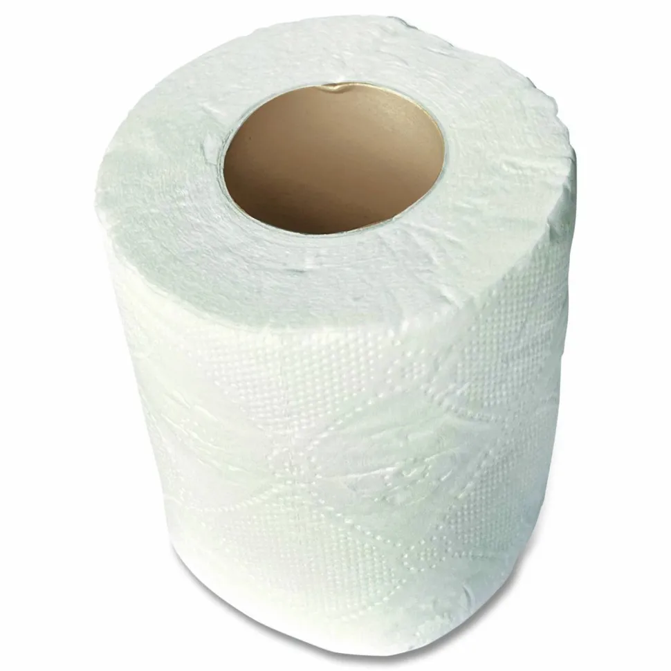 GEN Standard Bath Tissue, 2-Ply, White, 400 Sheets/Roll, 96 Rolls/Carton