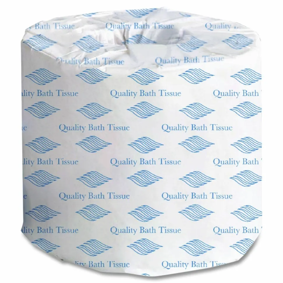 GEN Standard Bath Tissue, 2-Ply, White, 400 Sheets/Roll, 96 Rolls/Carton