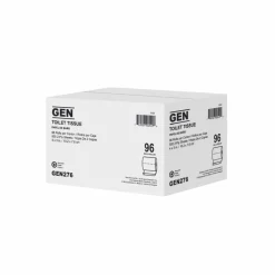 GEN Standard Bath Tissue, 2-Ply, White, 500 Sheets/Roll, 96 Rolls/Carton