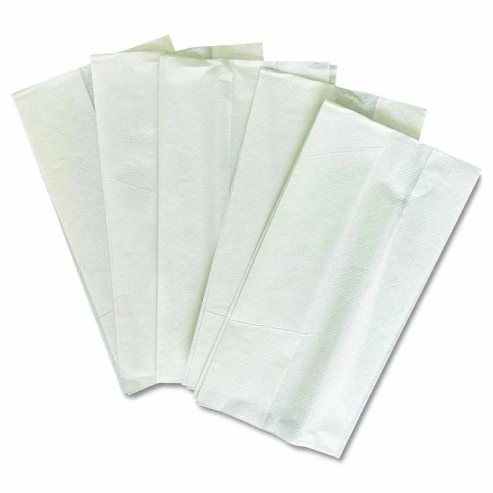 GEN Tall-Fold Napkins, 1-Ply, 5.98 x 11.38, White, 10,000/Carton