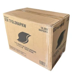 GEN Tall-Fold Napkins, 1-Ply, 5.98 x 11.38, White, 10,000/Carton