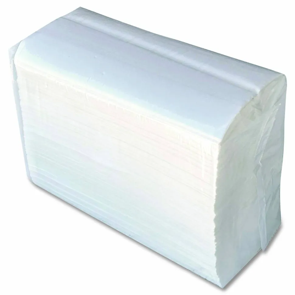 GEN Tall-Fold Napkins, 1-Ply, 5.98 x 11.38, White, 10,000/Carton