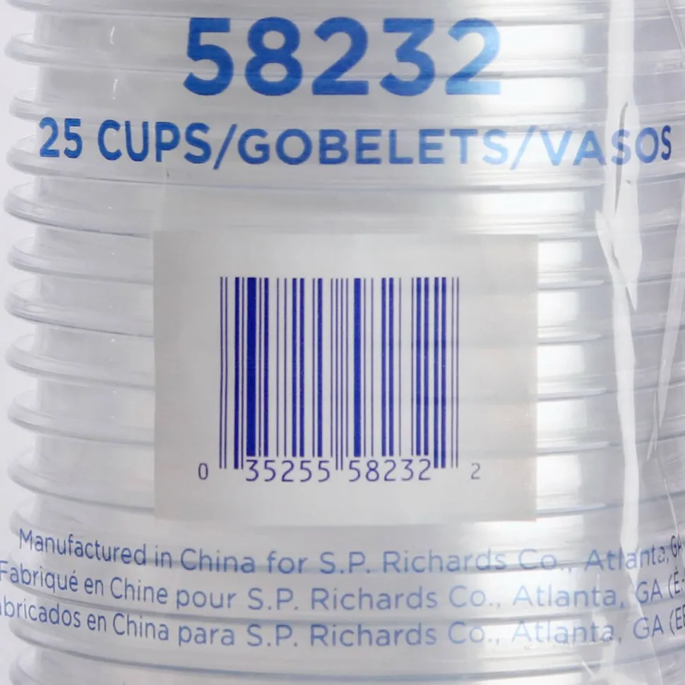 Genuine Joe 10 oz Clear Plastic Cups