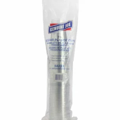 Genuine Joe 9 oz Clear Plastic Cups