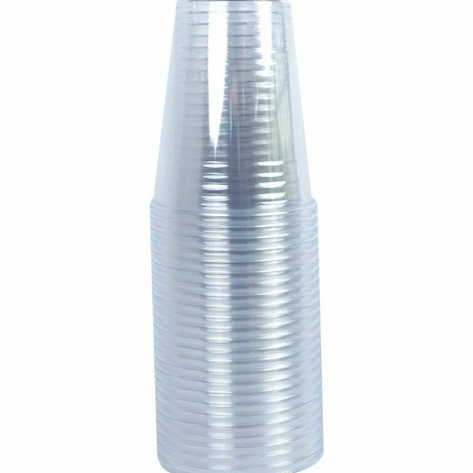 Genuine Joe 16 oz Clear Plastic Cups