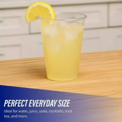 Genuine Joe 16 oz Clear Plastic Cups