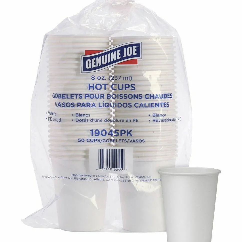 Genuine Joe 12 oz Disposable Hot Cups