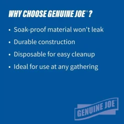 Genuine Joe 12 oz Paper Bowls - Disposable - Multi - 125/Pack - 4 / Carton