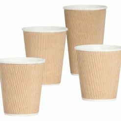 Genuine Joe 10 oz Rippled Hot Cups