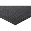 Genuine Joe 99% Recycled EcoGuard Eternity Indoor Floor Mat, 3'W x 5'L, Charcoal Gray