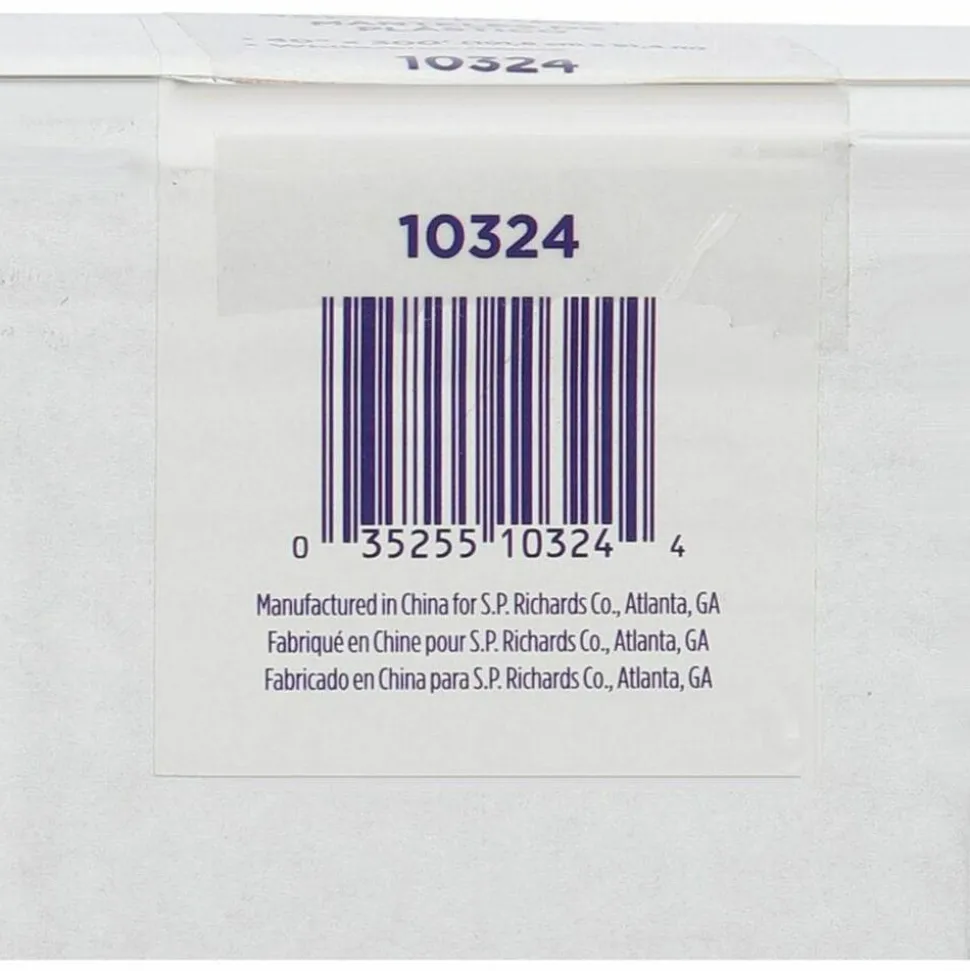 Genuine Joe Banquet-Size Plastic Table Cover, 40" x 300', White