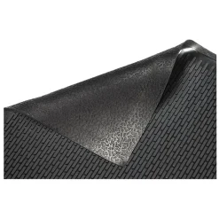 Genuine Joe Clean Step 50% Recycled Scraper Mat, 3' x 5', Black