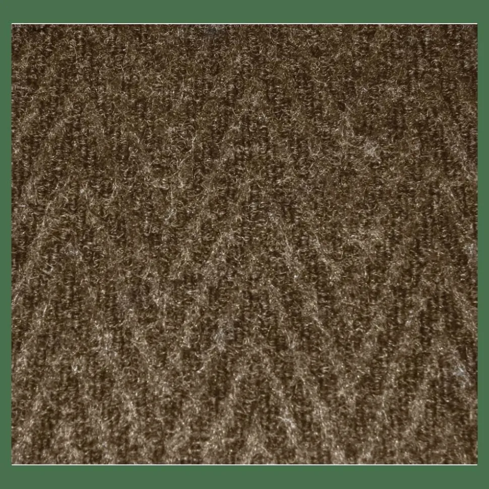 Genuine Joe Dual-Ribbed Indoor Floor Mat, 4' x 6', Chocolate