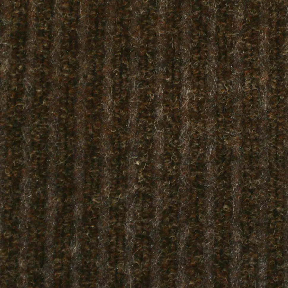 Genuine Joe Dual-Ribbed Indoor Floor Mat, 4' x 6', Chocolate