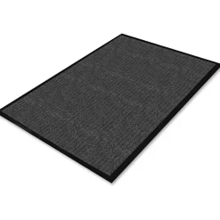 Genuine Joe Golden Series Walk-Off Mat, 4' x 6', Charcoal