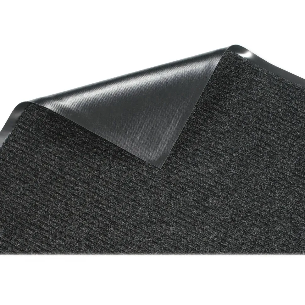 Genuine Joe Golden Series Walk-Off Mat, 4' x 6', Charcoal