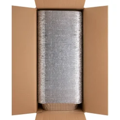 Genuine Joe Half-size Disposable Aluminum Pan - Cooking, Serving - Disposable - 0.5