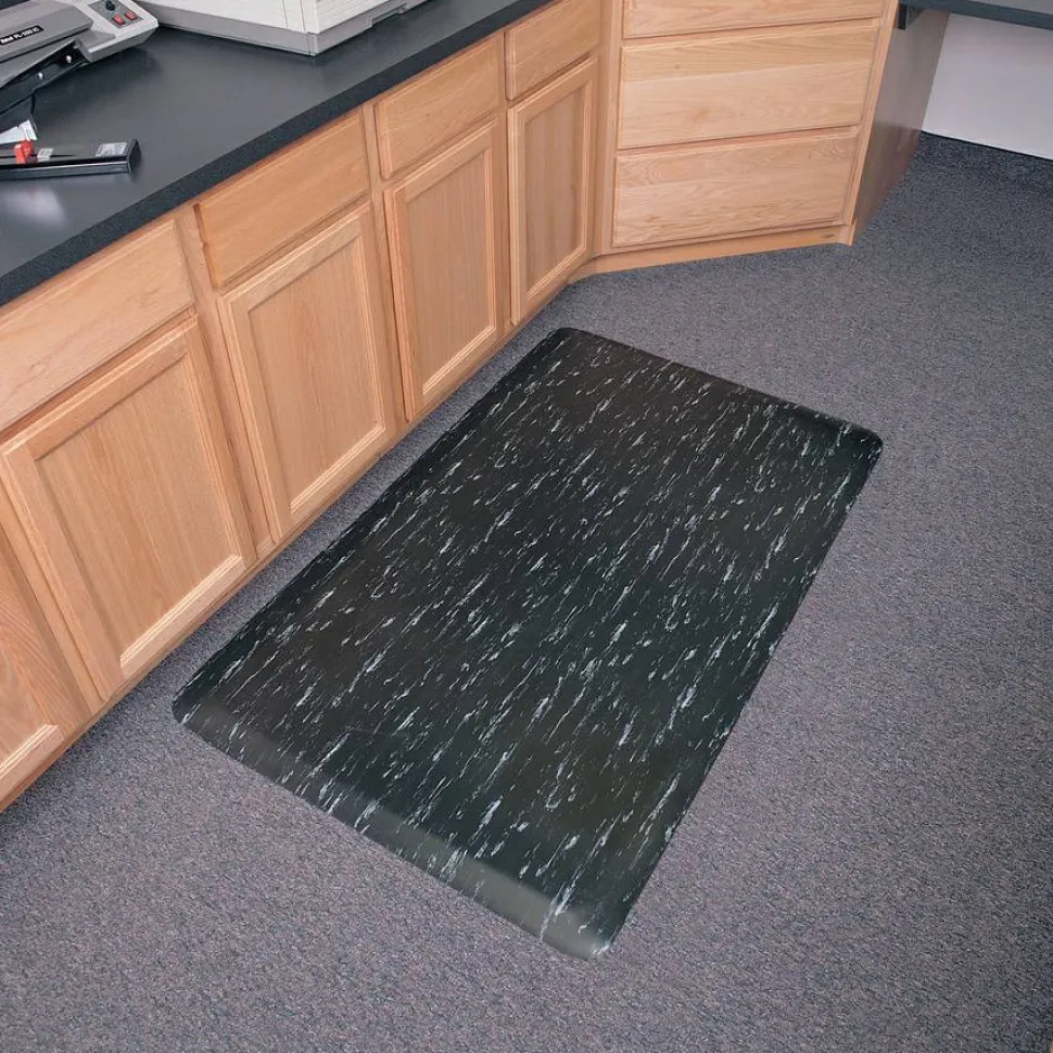 Genuine Joe Marble Top Anti-fatigue Mats - Office, Industry, Airport, Bank, Copier, Teller Station, Service Counter, Assembly Line - 71210