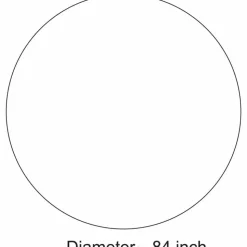 Genuine Joe Plastic Round Table Covers, 48