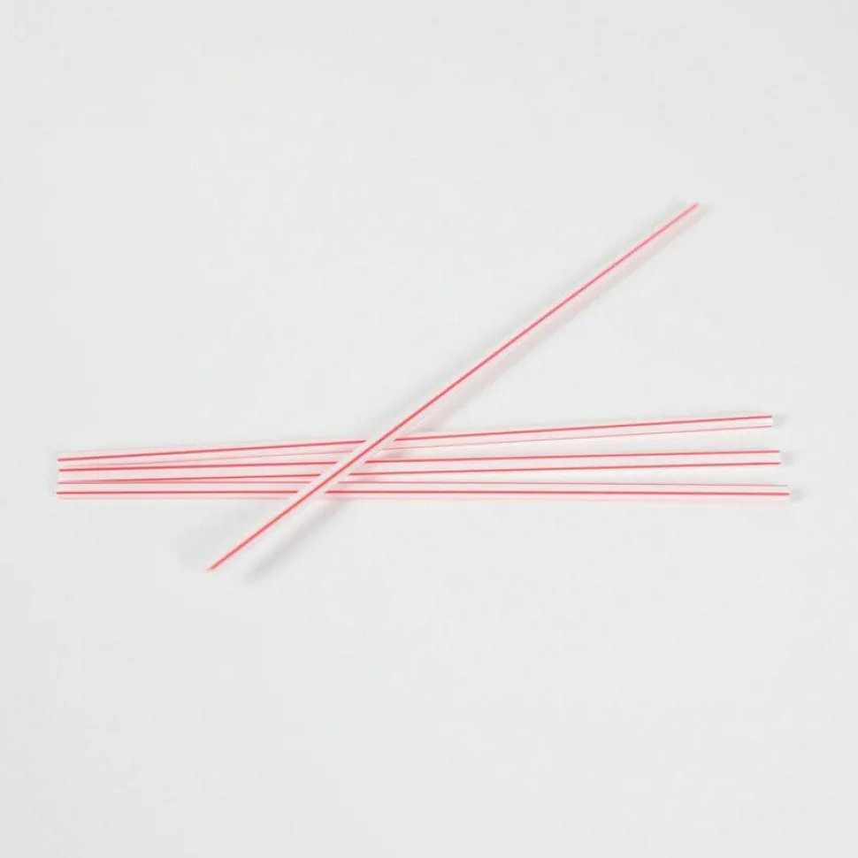 Genuine Joe Plastic Stir Sticks, White/Red, Box Of 1,000 Stir Sticks