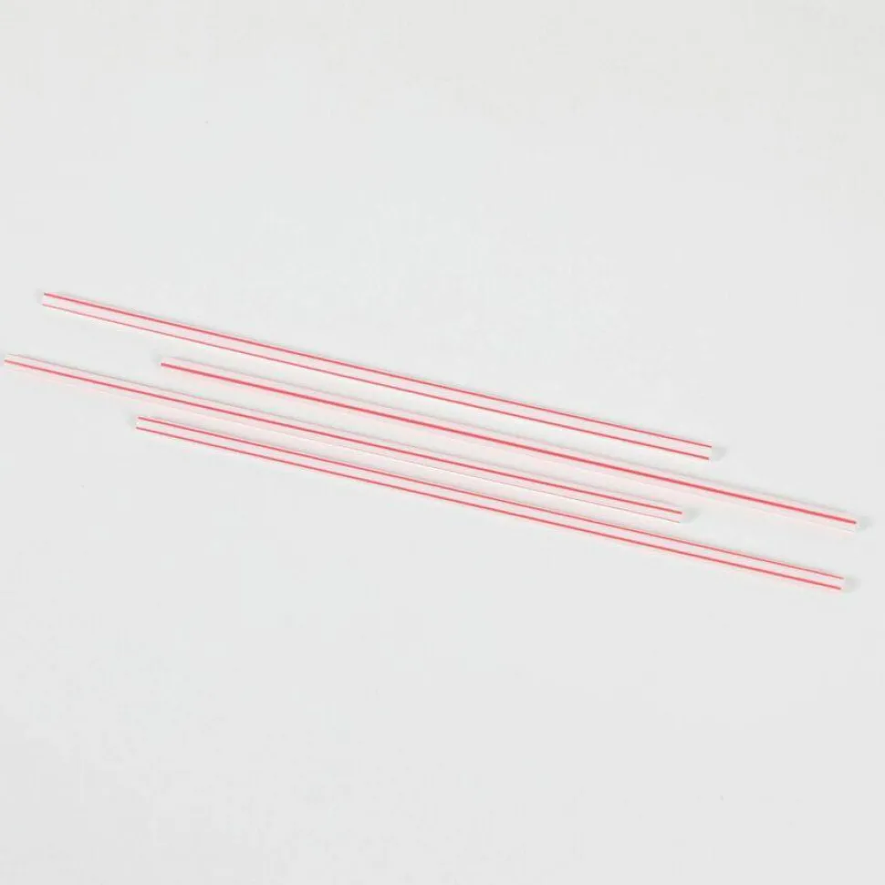 Genuine Joe Plastic Stir Sticks, White/Red, Box Of 1,000 Stir Sticks
