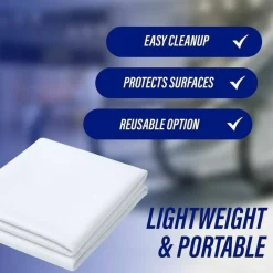 Genuine Joe Plastic Table Covers, 54