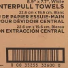 Genuine Joe Centerpull Towel Rolls - 8.13" Width x 7.56" Length - 600 Sheets/Roll - 3" Core - White - Virgin Fiber - 6 / Carton