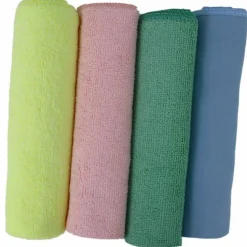 Genuine Joe Color-coded Microfiber Cleaning Cloths - 16