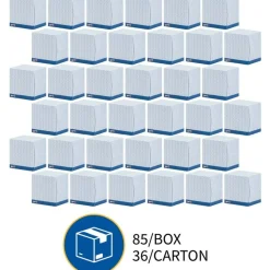 Genuine Joe Cube Box Facial Tissue - 2 Ply - Interfolded - White - 85/Box - 48 / Pallet