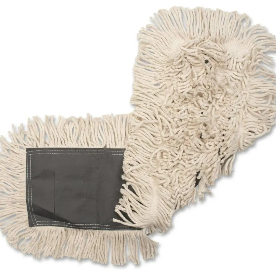 Genuine Joe Disposable Cotton Dust Mop Refill - 48" Width5" Depth - Cotton