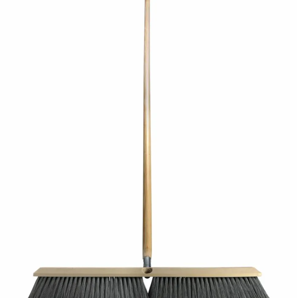 Genuine Joe Floor Sweep And Handle, 60"