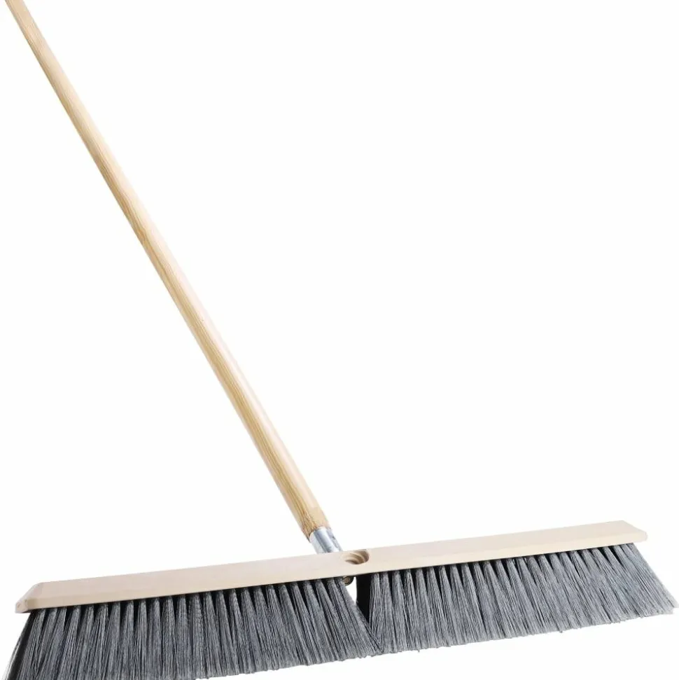 Genuine Joe Floor Sweep And Handle, 60"