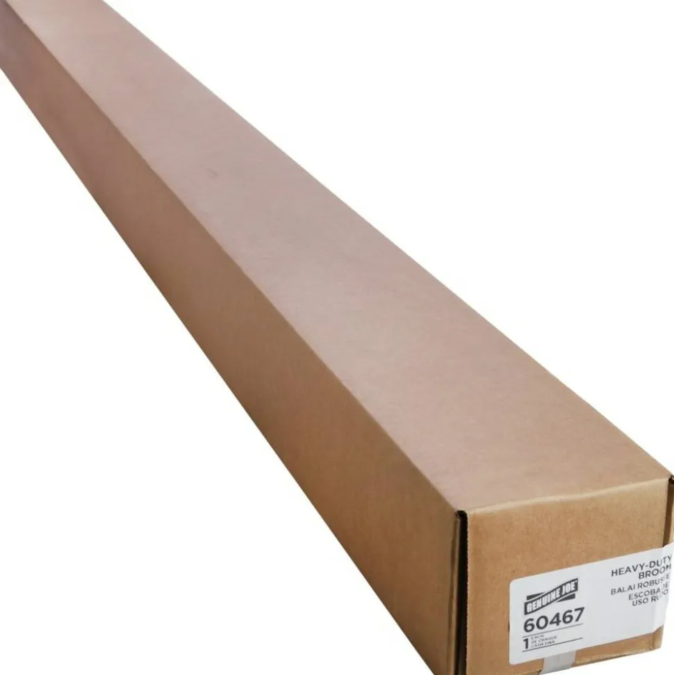 Genuine Joe Floor Sweep And Handle, 60"